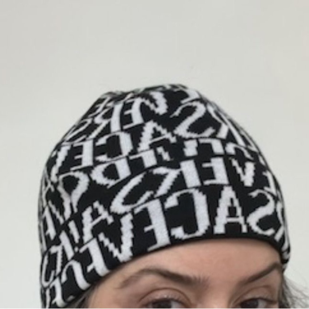 Black and White Versace Beanie